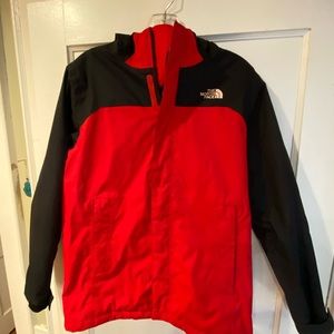 The North Face rain/wind/shell coat, like new, boy’s L/G (14/16).